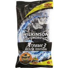Velora Wilkinson Xtreme 3 Black Edition Tek Kullanımlık Tıraş Makinesi, 6 Adet