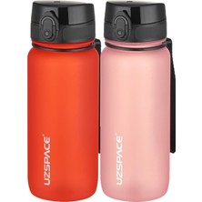 Velora Uzspace 2nanli Tritan Matara Seti 650 ml 14 Farklı Renk Seçeneği Fiftyfifty Fantasyred-Pudra