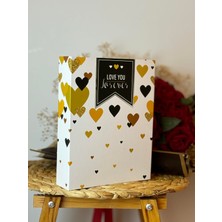 Velora Rabsev Fotoğraf Albümü 15X21CM 100 Fotoğraf Kapasiteli Renkli Love You Desenli Anı Albümü