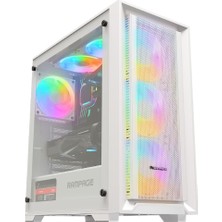 Velora Rampage Voyager 750W 80+ Bronze Beyaz 4*rgb Auto Fan Atx Mid-T Gaming Oyuncu Kasası