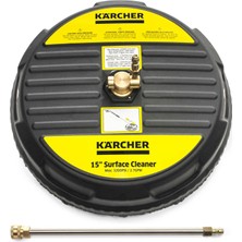 Velora Kärcher - Evrensel 15 Inç Yüzey Temizleyici Ataşmanı - Gazlı Basınçlı Yıkama Makineleri Için - 2600-3200 Psı - 1/4 Inç Hızlı Bağlantı
