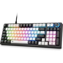 Velora Gameagle Kablolu Rgb Mekanik Oyuncu Klavyesi, Türkçe Q, Blue Switch Kb-13