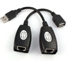 Velora 5058 RJ45 USB Ek Uzatıcı CAT5E 6 Kablosu Ekleme Extension
