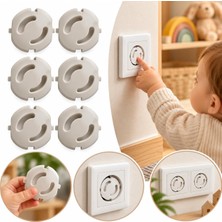 Velora 6'lı Priz Koruyucu Güvenlik Kapağı | Elektrik Prizi Güvenlik Koruyucu