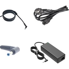 Velora Pars Power Notebook Adaptör - Mavi Uç - Pavilion 15-AH000, 15-AH100, 15-Au, 15-AU000, 15-AU000NT, 15-AU001NT, 15-AU002NT, 15-AU003NT, 15-AU005NT, 15-AU006NT 3168NGW Muadili ile Uyumlu PRS-024