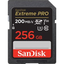 Velora Sandisk Extreme Pro 256GB CLASS10 Sd Kart 200MB/S
