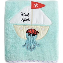 Velora Milk Moo Soft Cuddles Bebek Battaniye Denizci Ahtapot (Turkuaz)