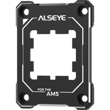 Velora Alseye Am5 Güçlendirme Kiti Için Cpu Kontak Çerçevesi, Amd Am5 Cpu Için Bükülme Önleyici Toka (Siyah)