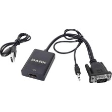 Velora DARKDK-HD-AVGAXHDMI2VGATOHDMIDÖNÜŞTÜRÜCÜSIYAH()