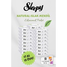 Velora Sleepy Natural Islak Bebek Havlusu 17 Al 15 Öde Hediyeli