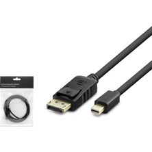 Velora Hadron HDX7799 120Hz 1.8mt Mini Displayport (E) - Displayport (E) Dönüştürücü Kablo - Siyah