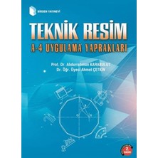 Birsen Yayınevi Teknik Resim A-4 Uygulama Yaprakları