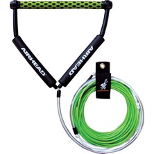 Velora Kwik Tek Erkek Airhead Dyneema Termal Wakeboard Halatı, Yeşil, 4 Bölüm (70 Feet)