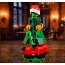 Velora LEGO Harry Potter Mikro Yapılar - (Day 17) - Tree Base With Hogwarts Express + (Day 18) - Tree With Santa Hat
