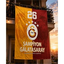 Zorlu Tekstil Galatasaray Şampiyonluk Bayrağı 150*185
