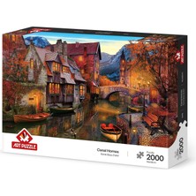 Velora Art Puzzle Kanal Boyu Evleri 2000 Parça Puzzle