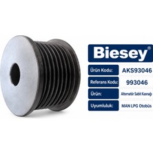 Biesey Man Otobüs Lpg Alternatör Sabit Kasnağı 993046 AKS93046