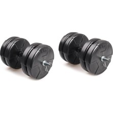 Alyron Store Ecgspor 40 kg (2x 20 Kg) Dambıl Seti ve Ağırlık Seti Vücut Geliştirme Aleti