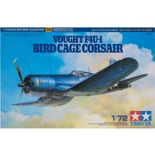 Velora Tamıya 300060774 - Havacılık, 1:72 Vought F4U-1 Bird Cage Corsair