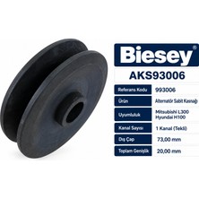 Biesey Mitsubishi L300 Hyundai H100 Alternatör Sabit Kasnağı Tekli V Kayış 993006 AKS93006