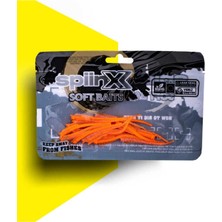 Velora Spiinx Sandworm Silikon 6cm 18P Glow Orange Gum
