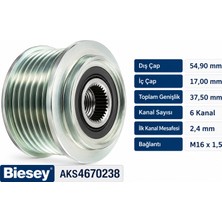 Biesey 4670238 Alternatör Kavrama Kasnağı Toyota 0238