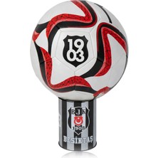 Velora Dekomus ile Beşiktaş Bjk 1903 Lisanslı Futbol Topu, Siyah-Kırmızı-Beyaz, Özel Tasarım