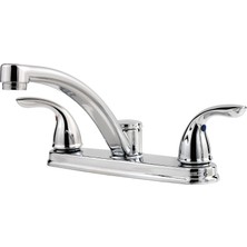 Velora Pfister LF0353THC Delton 2 Saplı Mutfak Bataryası, Parlak Krom, 1.8 Gpm