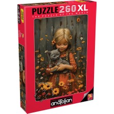 Velora Anatolian Puzzle - Sevimli Kız / 260 Parça Puzzle, #3350