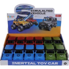 Velora Hak-Iş Oyuncak Sürtmeli G Kasa Jeep Oyuncak Araba, Inertial Model, Kırmızı