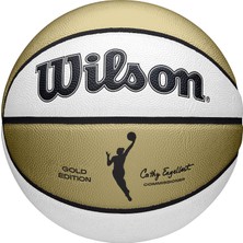 Velora Wılson Wnba Hatıra Serisi Basketbol - Altın/beyaz Baskı, Boyut 15,2-72,4 cm