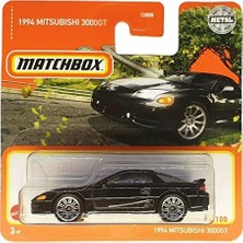 Velora Kibrit Kutusu - 1994 Mitsubishi 3000GT - Mbx 64/100 - HFR36 - Kısa Kart - Süper Hızlı Lesney - Siyah - Mattel 2022