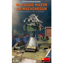 Velora Miniart 35211 1:35 M-4 Quad Maxim Aa Makineli Tüfek