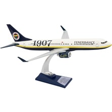Velora Zekupp Boeing 737-800 1/100 Ölçek Fenerbahçe Lisanslı Klasik Tasarım Maket Uçak