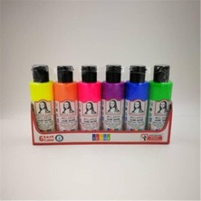 Velora Başka Südor Akrilik Boya Multi 70ML Fosforlu Set 6lı