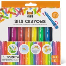 Velora Tiger Tribe Silk Crayons 3770122 Renkli Kalem, 12 Adet, Çok Renkli