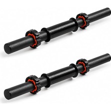 Alyron Store 2 Adet 41 cm Dambıl Barı+ 4 Adet Özel Sıkıştırma Aparatı
