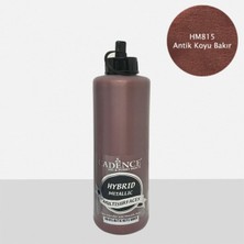Velora Cadence Hybrid Metallic Multisurface Akrilik Boya, HM815 Antik Koyu Bakır, 500ML