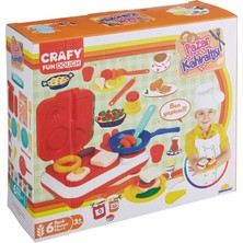 Velora Crafy Oyun Hamur Set Pazar Kahvaltısı 6X50GR 24 Parça Büyük