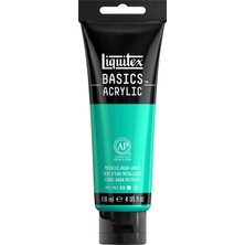 Velora Liquitex Basıcs Akrilik Boya, 118ML (4 Oz) Tüp, Metalik Deniz Yeşili