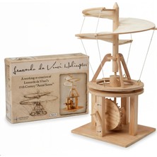 Velora Pathfinders Leonardo Da Vinci Premium Aerial Screw (Helicopter Flying Machine) Wood Model Kit