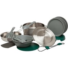 Alyron Store Adventure Full Kitchen Pişirme ve Yemek Seti 3.5 Litre - Paslanmaz Çelik | Paslanmaz Çelik