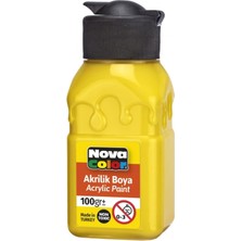 Velora Nova Color Akrilik Boya, 100 Gr, Sarı