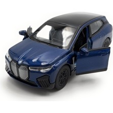 Velora Toi-Toys Welly Model Araba Bmw Ix 4 Suv Araç Minyatür Araba Ölçek 1:39 / L 12 cm Mavi