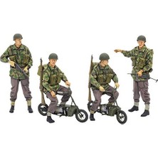 Velora Tamiya 1/35 British Paratroop & MB Plastik Bisikletli Askerler Maket Kiti
