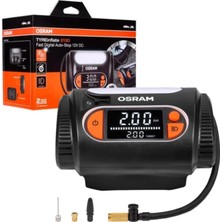 Velora Osram Dijital Ekranlı Taşınabilir Lastik Şişirme Kompresörü, 12V, Çantalıtyreinflate 2130 OTI2130