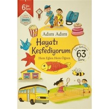 Revzen Kitap Adım Adım Hayatı Keşfediyorum 6 Yaş - Zeka Geliştiren 63 Soru