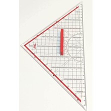 Velora Tml Aristo Cetveli 32 cm - 3 Kenarlı Geometry Triangle Ruler, 156984131554800