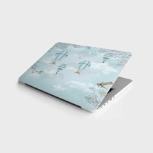 Velora Laptop Sticker Bilgisayar Notebook Pc Kaplama Etiketi 3D Balon Kuşlar