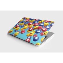 Velora Laptop Sticker Notebook Pc Kaplama Etiketi Emojiler